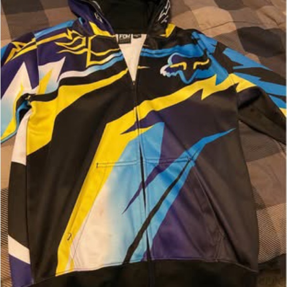 Fox Racing Graphic Zip-Up Hoodie